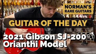 Guitar of the Day: 2021 Gibson SJ-200 Orianthi Model | Norman's Rare Guitars