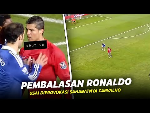 “Gelut Dengan Sahabatnya Sendiri” Lihatlah Apa Yang Dilakukan Ronaldo Usai Diprovokasi R. Carvalho