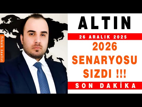 ALTIN ANALİZİ 2026 SENARYOSU SIZDI !!! | ŞENOL KAAN | 26.12.2025