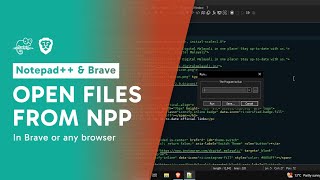 Download the video "How to open files from Notepad++ in Brave or any browser | Tutorial"