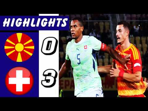 Nordmazedonien 0:3 Schweiz: Amdouni-Doppelpack bei klarem Auswärtssieg (Alle Tore und Highlights)