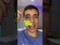 Eating Wasabi Challenge