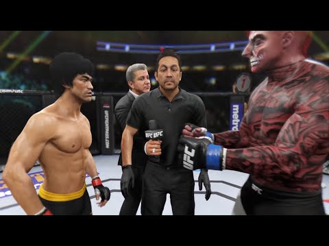 Bruce Lee vs. Devil Inside - EA Sports UFC 2 - Epic Fight 👊🐉