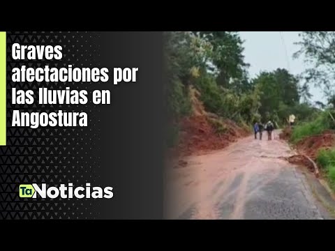 Graves afectaciones por las lluvias en Angostura  - Teleantioquia Noticias