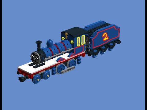 How To Build A Lego Edward The Blue Engine (4-4-0 Eight- Wheeler) 🇬🇧🏴󠁧󠁢󠁳󠁣󠁴󠁿