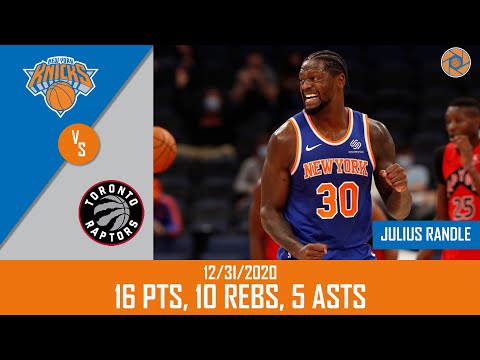 Julius Randle's Full Game Highlights: 16 PTS, 10 REBS, 5 ASTS vs Raptors | 20-21 NBA Season |