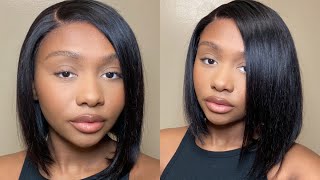 Sleek Side Part Bob Wig Install | Ft. Luvme Hair