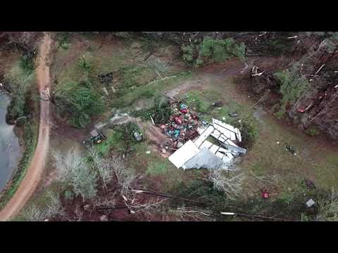 Greensboro tornado damage 69s & CR4