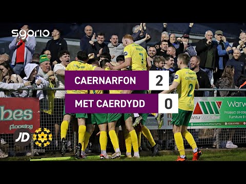 Caernarfon 2-0 Met Caerdydd | Y Cofis yn cyrraedd rownd derfynol y gemau ail gyfle. | Uchafbwyntiau