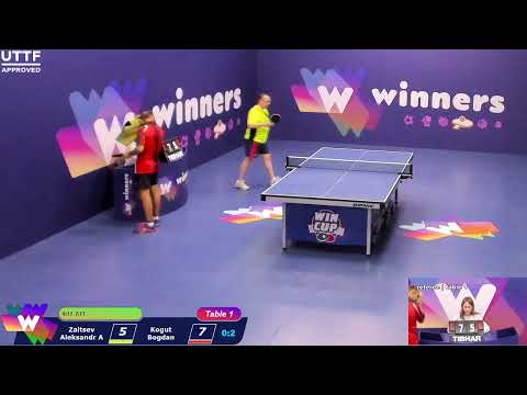 WINners CUP table 1 09.09 Zaitsev Aleksandr A - Kogut Bogdan 20:00