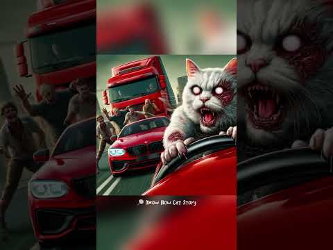 Zombie Takeover! Will the Cat Get Infected? Watch until the end! #cat #ai #catlovers #story
