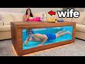 I Built A SECRET Pool To Hide From My Wife
