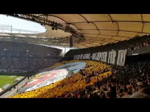 VfB Stuttgart Choreo !! - VfB Stuttgart vs Karlsruher SC 2:0 09.04.17