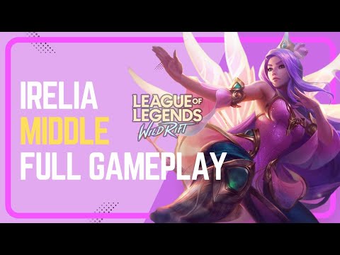 Irelia Middle Full Gameplay PH | Order of the Lotus Skin | Wildrift