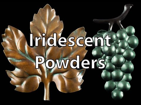 Part of a video titled Iridescent Powders - YouTube