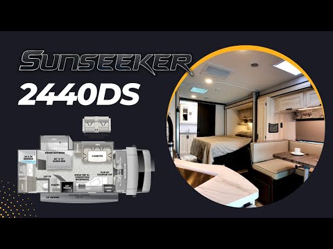Thumbnail for  Tour the 2023 Sunseeker 2440DS (Class C Motorhome) Video