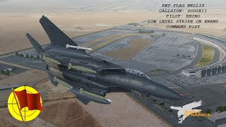 Low Level F-15E Strike | RED FLAG Nellis | DCS World