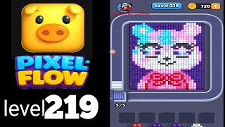 Pixel Flow level 219 Walkthrough Solution