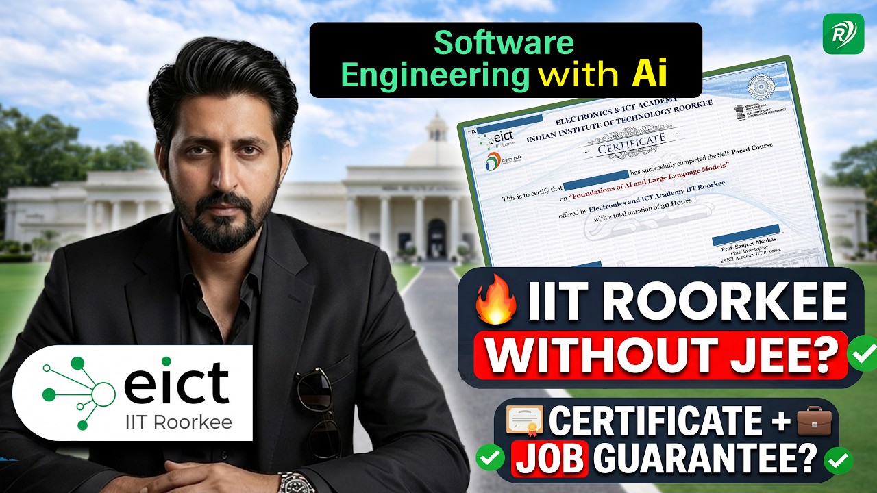 EICT IIT Roorkee Software Engineering with AI | Full Course Review and Details