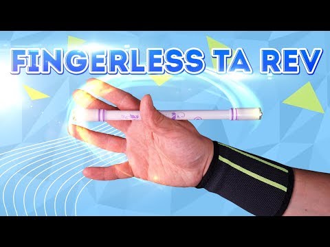 FingerLess ThumbAround Reverse / FL TA Reverse / Pen Spinning trick tutorial