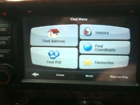 MG ZT Rover Head Unit 75 GPS in Action.MOV