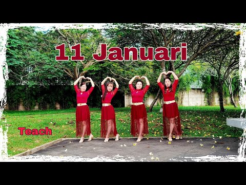 11 JANUARI Line Dance (Teach)