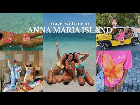 travel with me to anna maria island: *girls trip, golf cart, sunrise, and chaos*