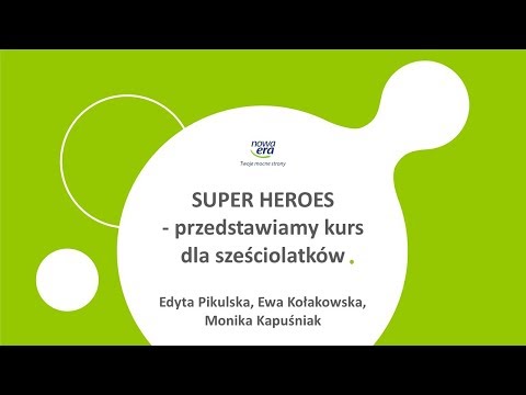 SUPER HEROES - przedstawiamy kurs dla sześciolatków