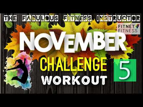 November Challenge 5 // Yoga Hitt // Stay at Home Workout with Fabulous