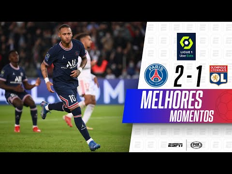 Gols e lances de PSG x Lyon