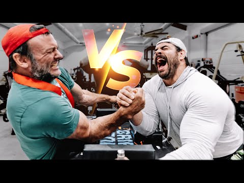 Pro Wrestler vs Pro Arm Wrestler (Devon Larratt vs Eric Bugenhagen)