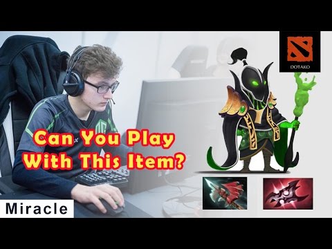 Miracle Dota2 - Rubick With Amazing Item Build LOL