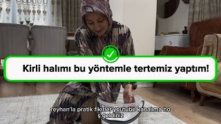 Halı temizliği halı nasıl silinir#halıtemizliği #temizlik #temizlikvidyoları