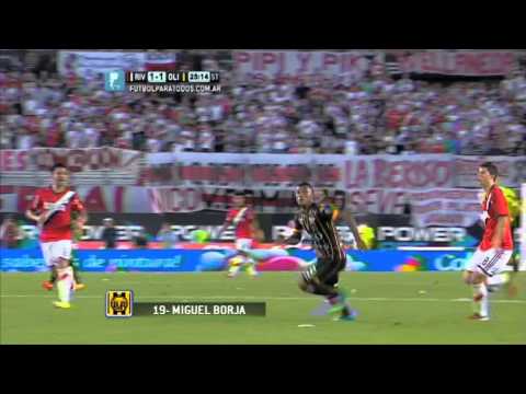 Gol de Borja. River 1 - Olimpo 1. Fecha 16. Primera División 2014. FPT