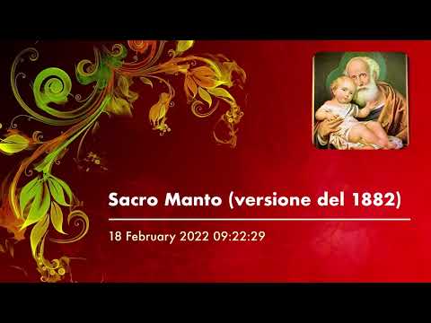 Sacro Manto in onore di San Giuseppe “Versione antica del 1882”.