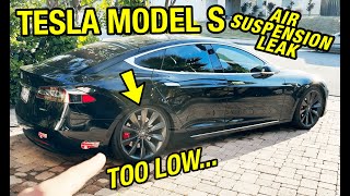Model S Air SUSPENSION LEAK - Tesla wants $1500 to ACCOMPLISH NOTHING - We FIXED IT for $250