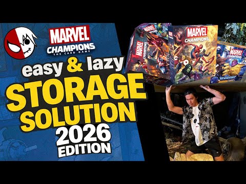 My Easy & Lazy Storage Solution for Marvel Champions: The Card Game | 2026 Edition