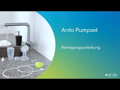 Anleitung Reinigung Ardo Pumpset