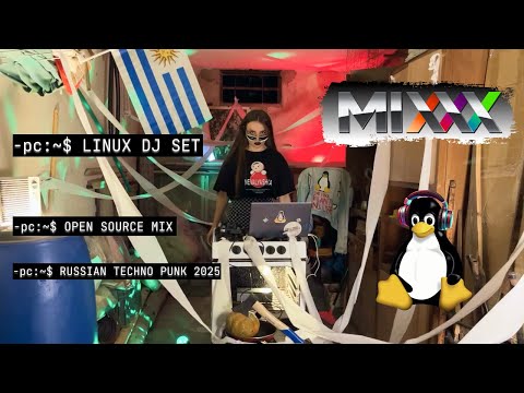 Russian Techno Electro Punk | Female DJ Live Set | Underground Mix with Mixxx DJ Software