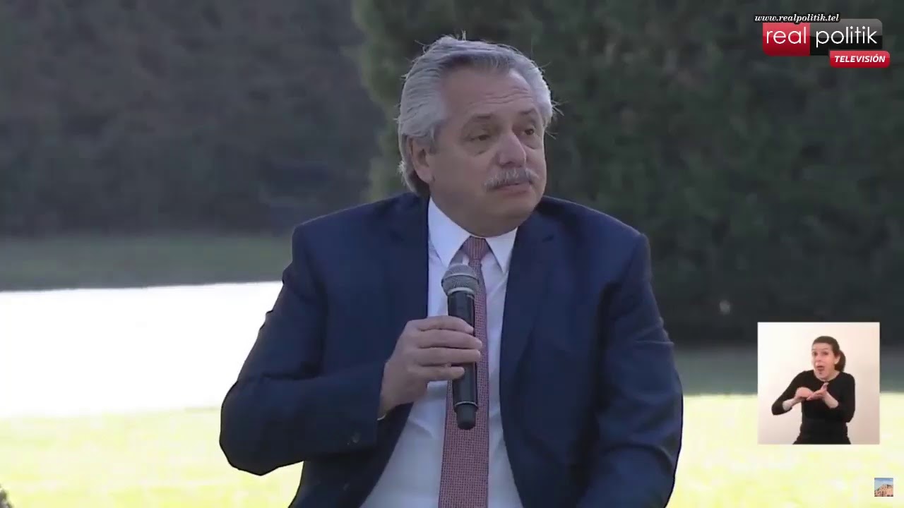 Alberto Fernández encabeza la presentación del "Plan de Políticas Ambientales"