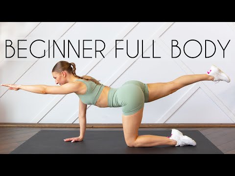 20 min TOTAL BEGINNER FULL BODY Workout (No Equipment)