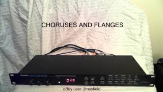 Video thumbnail for Alesis MIDIVERB III Digital Effects Processor Demo by Yon Yonson