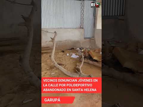 La situación en Santa Helena en alarmante.  #Garupa #Misiones #Argentina #polideportivo #Jovenes