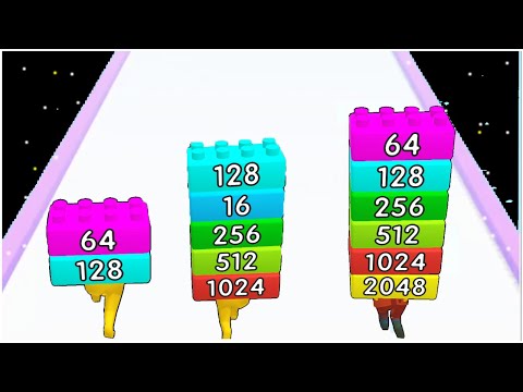 2048 Brick Runner - Gameplay Walkthrough - Levels 1-20