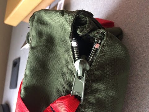 Sewing for guys: installing zipper top stops