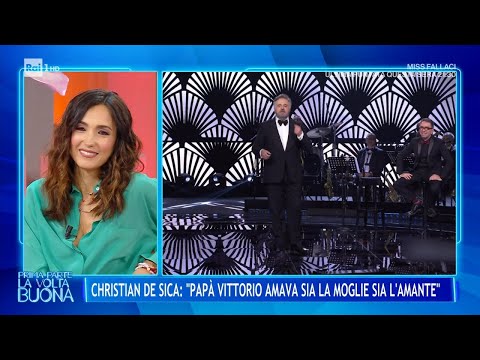 Christian De Sica: "Papà Vittorio amava sia la moglie sia l'amante" - La Volta Buona 11/03/2025