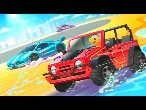 Dinosaur Racing Games for kids Video