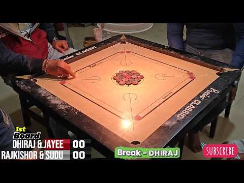🎯Carrom Doubles Match | Dhiraj & Jayee vs Rajkishor & Sudu | Full Club Game 🏆