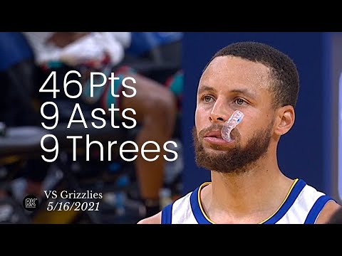 Stephen Curry 46 Pts, 9 Asts, 9 Threes vs Grizzlies | FULL Highlights