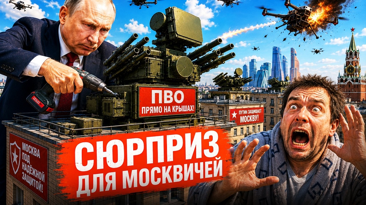 ⚡ ПВО ТАЩАТ ВЕРТОЛЕТАМИ НА КРЫШИ! Москву готовят к АДУ? Жителей НИКТО не спро